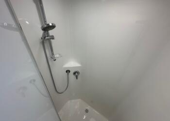 Shower head and shower in 2023 Viscount V3.2 Club Lounge caravan