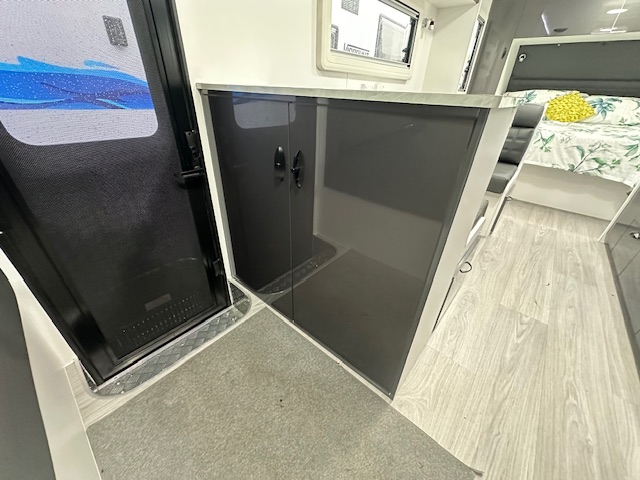 Cabinet storage in 2023 Viscount Wildshark V3.5 caravan