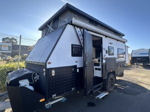 2018 Ezytrail Parks 15 - exterior side with view of front door and pop top