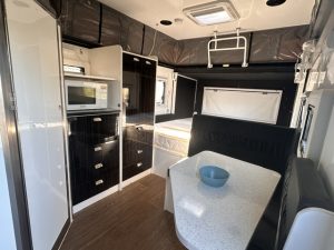 2018 Ezytrail Parks 15 - interior living area with seating and storage